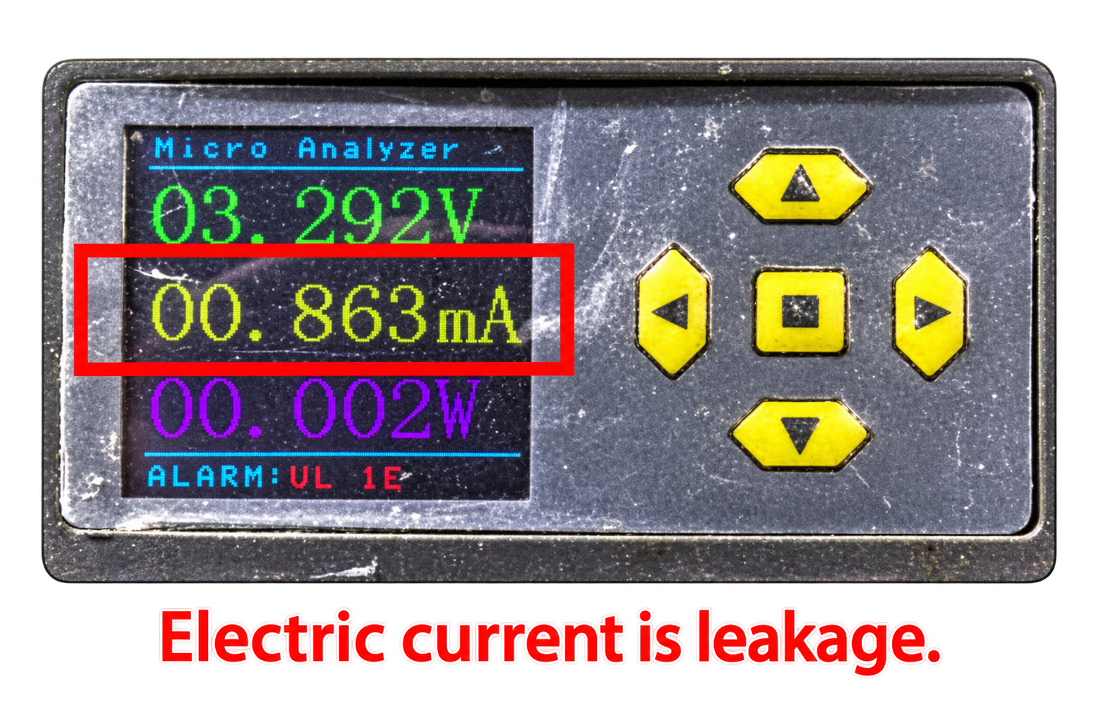 Capacitor leakage measurement example
